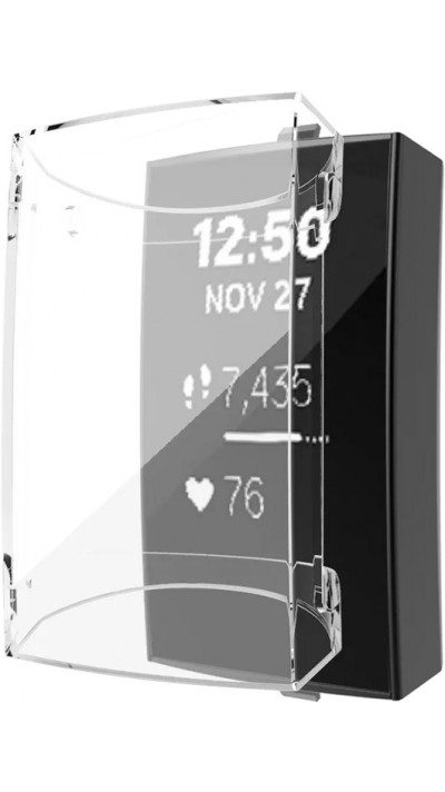 Coque Fitbit Charge 3 / 4 - Ultra-slim case avec vitre de protection - Transparent