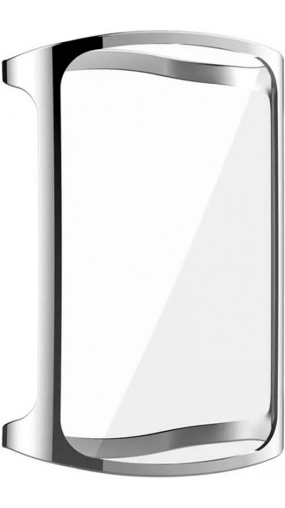 Coque Fitbit Charge 5 - Ultra-slim case avec vitre de protection - Argent