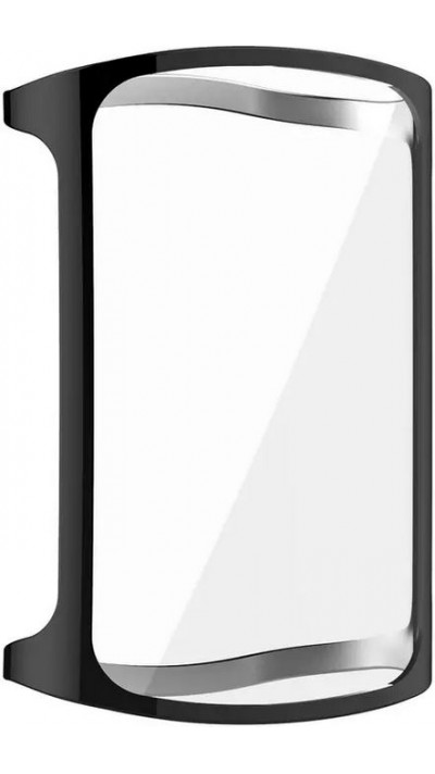 Fitbit Charge 5 Case Hülle - Cover ultra-slim mit Schutzglas - Schwarz