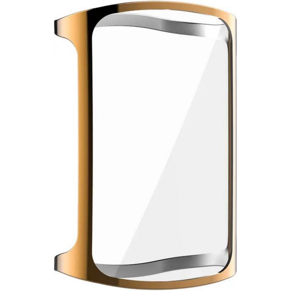 Fitbit Charge 5 / 6 Case Hülle - Cover ultra-slim mit Schutzglas - Gold