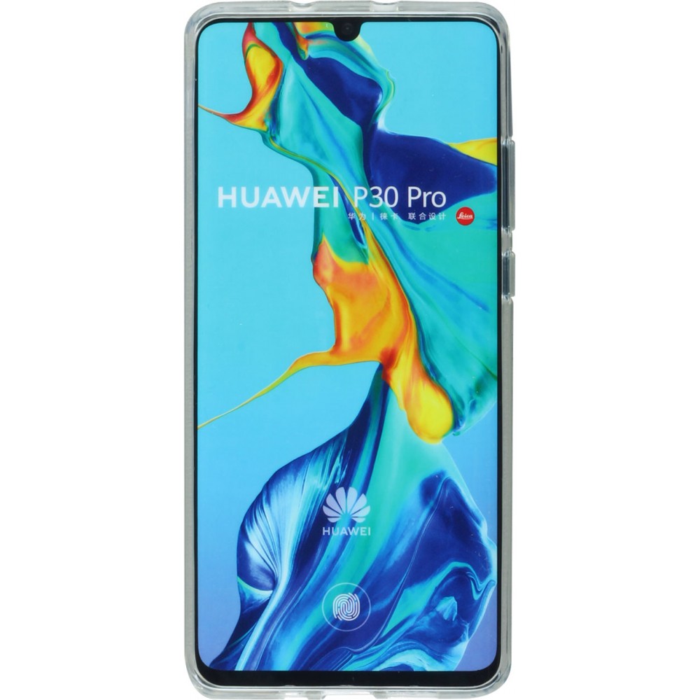 Hülle Huawei P40 Lite - Gummi Transparent Silikon Gel Simple Super Clear flexibel