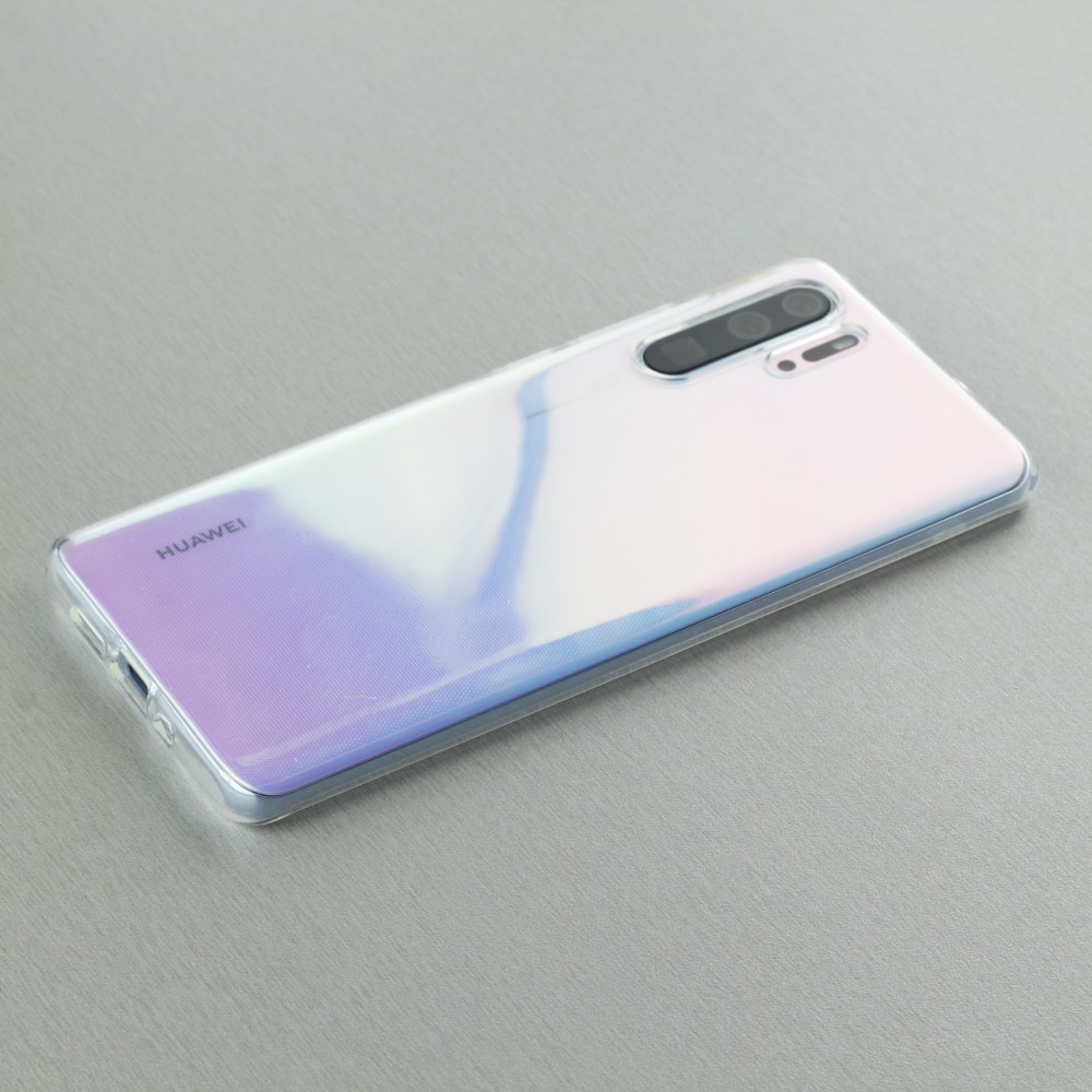 Hülle Huawei P40 Lite - Gummi Transparent Silikon Gel Simple Super Clear flexibel