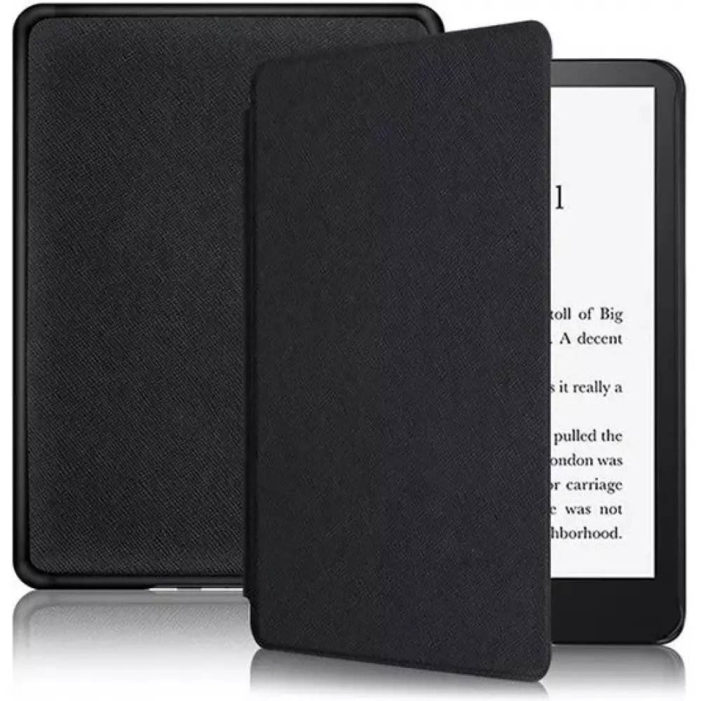Kindle Paperwhite 1 / 2 / 3 Case Hülle - Ultra dünn & leicht Kunstleder hard-shell - Schwarz
