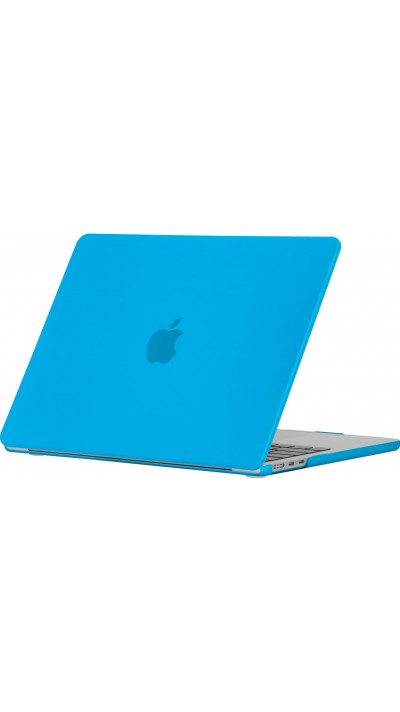 Coque MacBook Pro 14" (2021, 2023) - Hardshell Housse de protection ultra-fin deux pièces semi-transparent - Bleu
