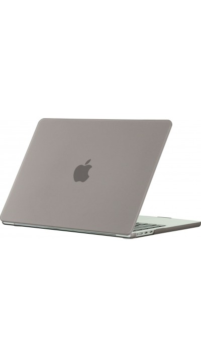 Coque MacBook Pro 14" (2021, 2023) - Hardshell Housse de protection ultra-fin deux pièces semi-transparent - Gris