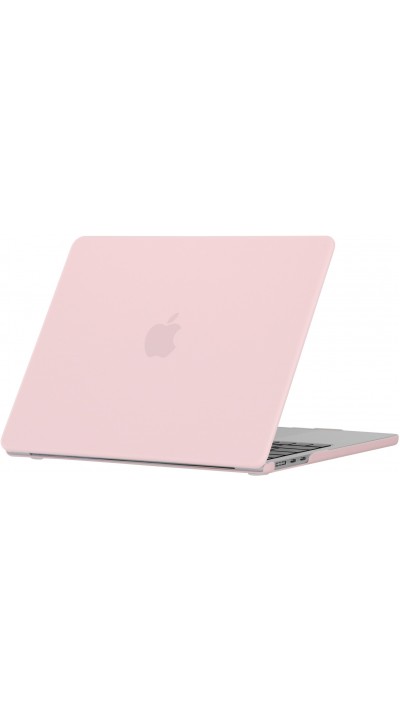 Coque MacBook Pro 16" (2021, 2023) - Hardshell Housse de protection ultra-fin deux pièces semi-transparent - Rose clair