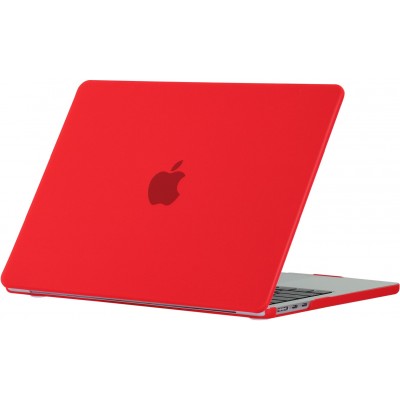 MacBook Pro 16" (2021, 2023) Case Hülle - Hardshell Schutzhülle Ultra-dünn zweiteilig semi-transparent - Rot