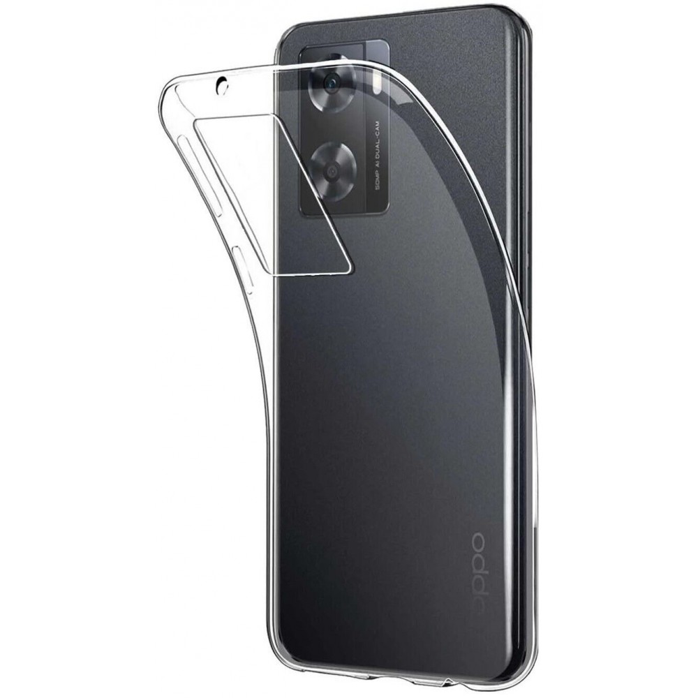 Hülle OPPO Find X5 Lite - Gummi Transparent Silikon Gel Simple Super Clear flexibel