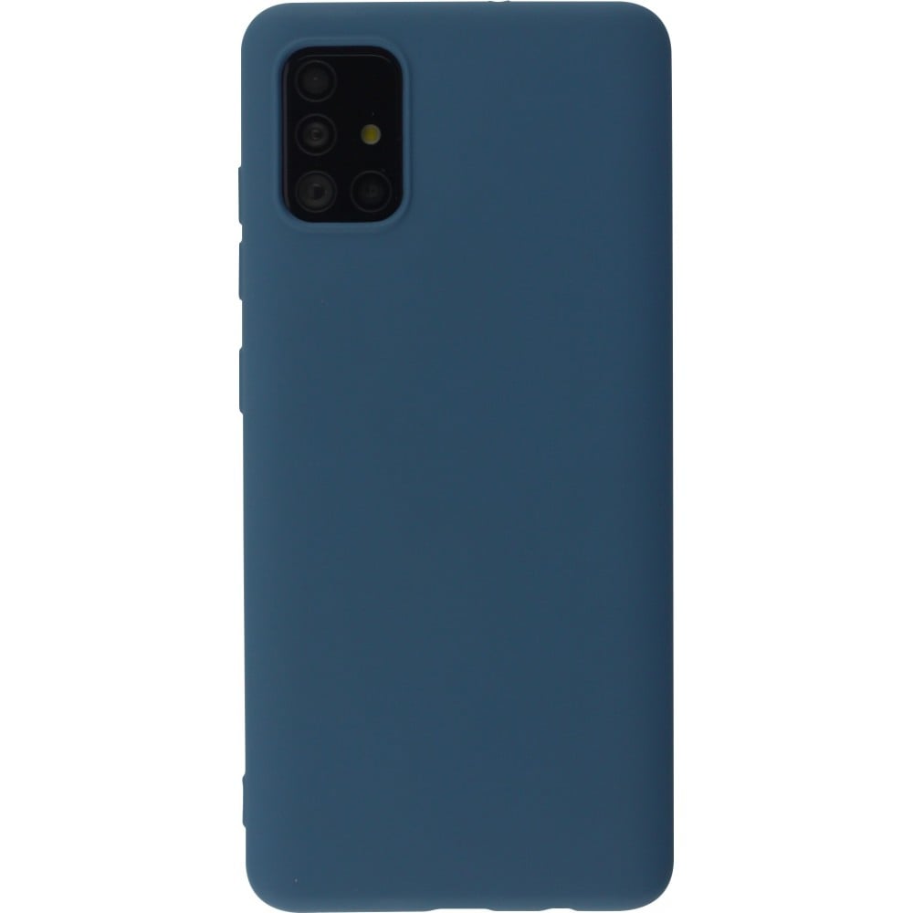 Coque Samsung Galaxy A51 - Soft Touch - Bleu foncé