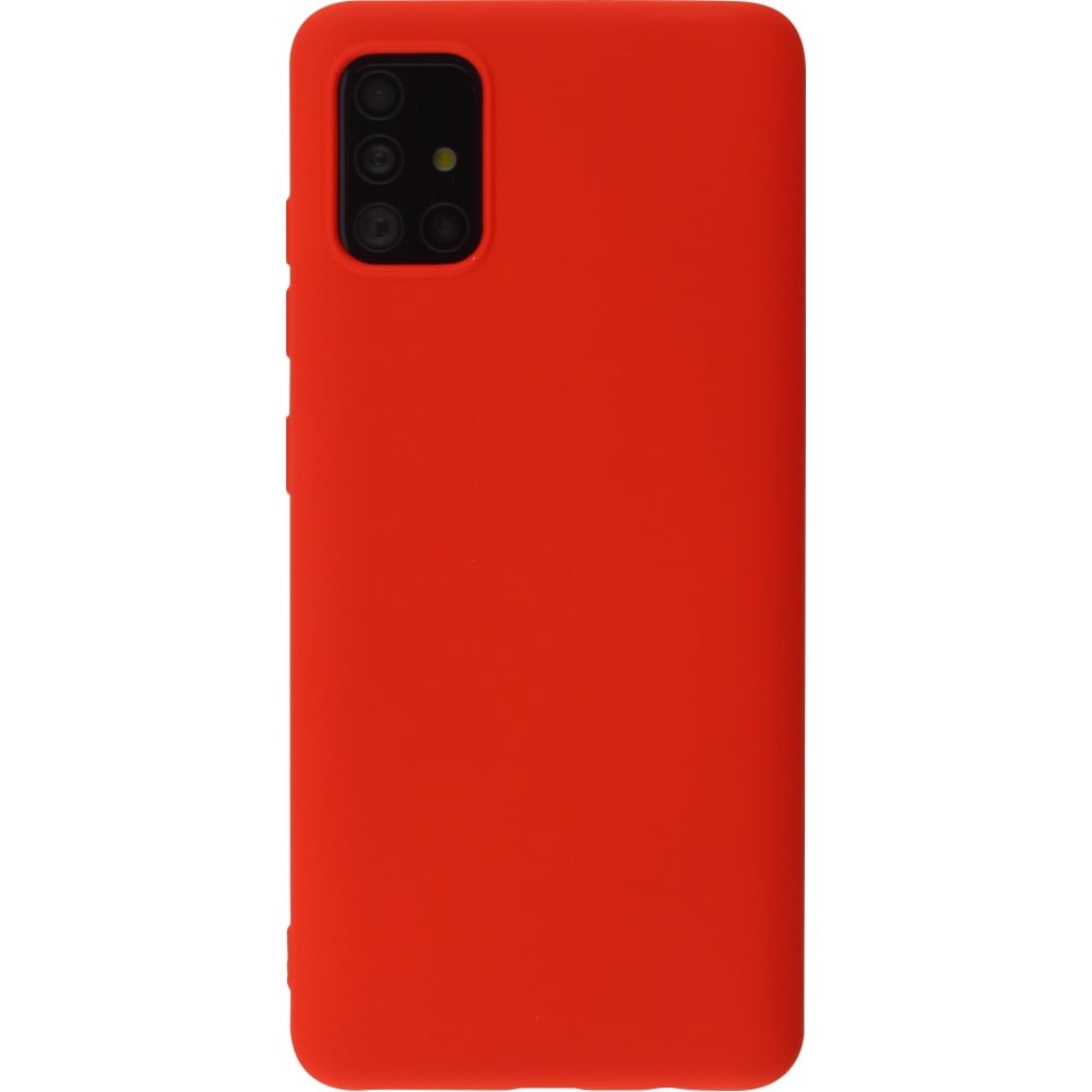 Coque Samsung Galaxy A52 - Soft Touch - Rouge