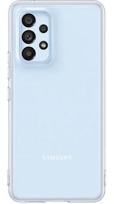 Galaxy A53 5G Case Hülle - Gummi Transparent Silikon Gel Simple Super Clear flexible