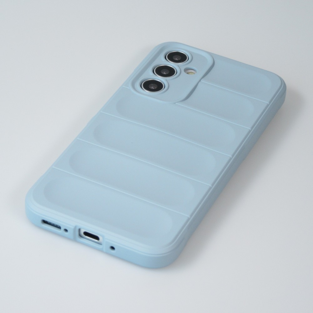 Coque Samsung Galaxy A54 5G - Silicone renforcé avec double couche de protection - Bleu clair