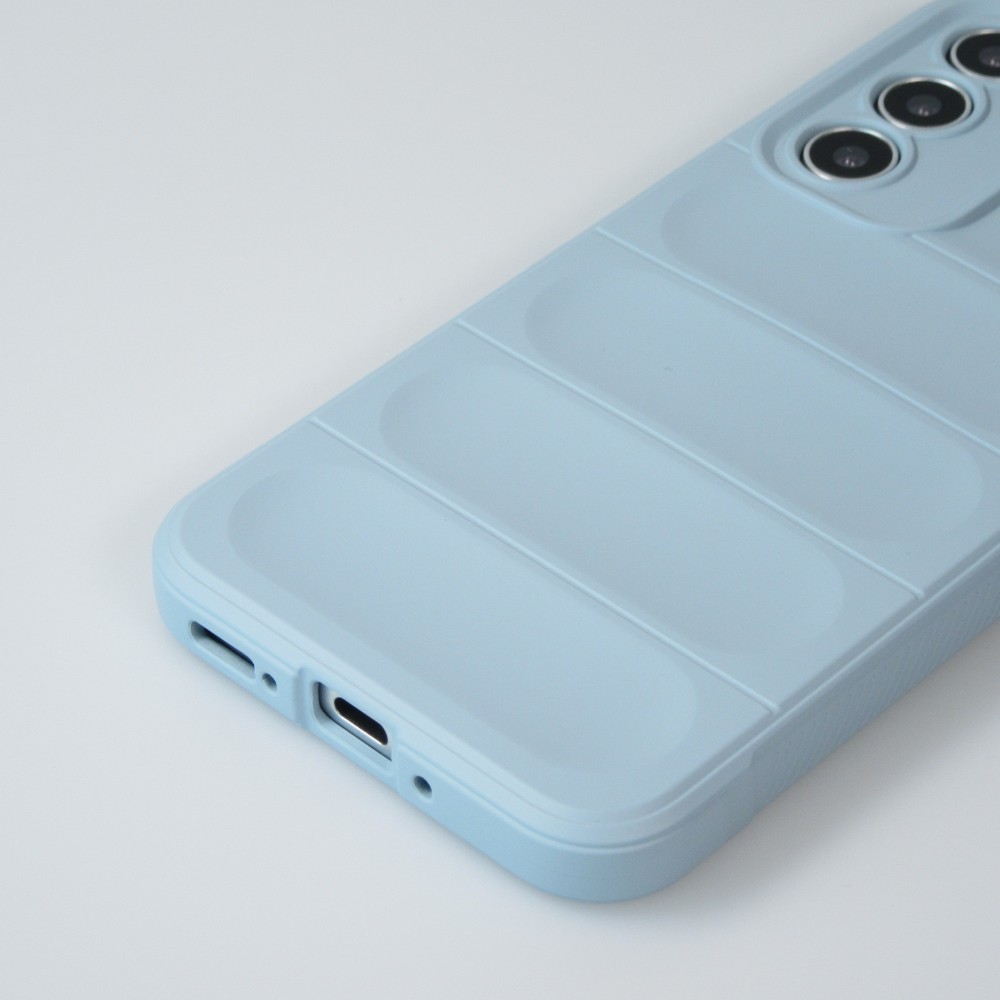 Coque Samsung Galaxy A54 5G - Silicone renforcé avec double couche de protection - Bleu clair
