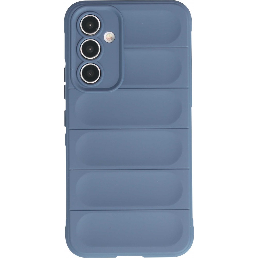 Coque Samsung Galaxy A54 5G - Silicone renforcé avec double couche de protection - Bleu foncé