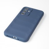 Coque Samsung Galaxy A54 5G - Silicone renforcé avec double couche de protection - Bleu foncé