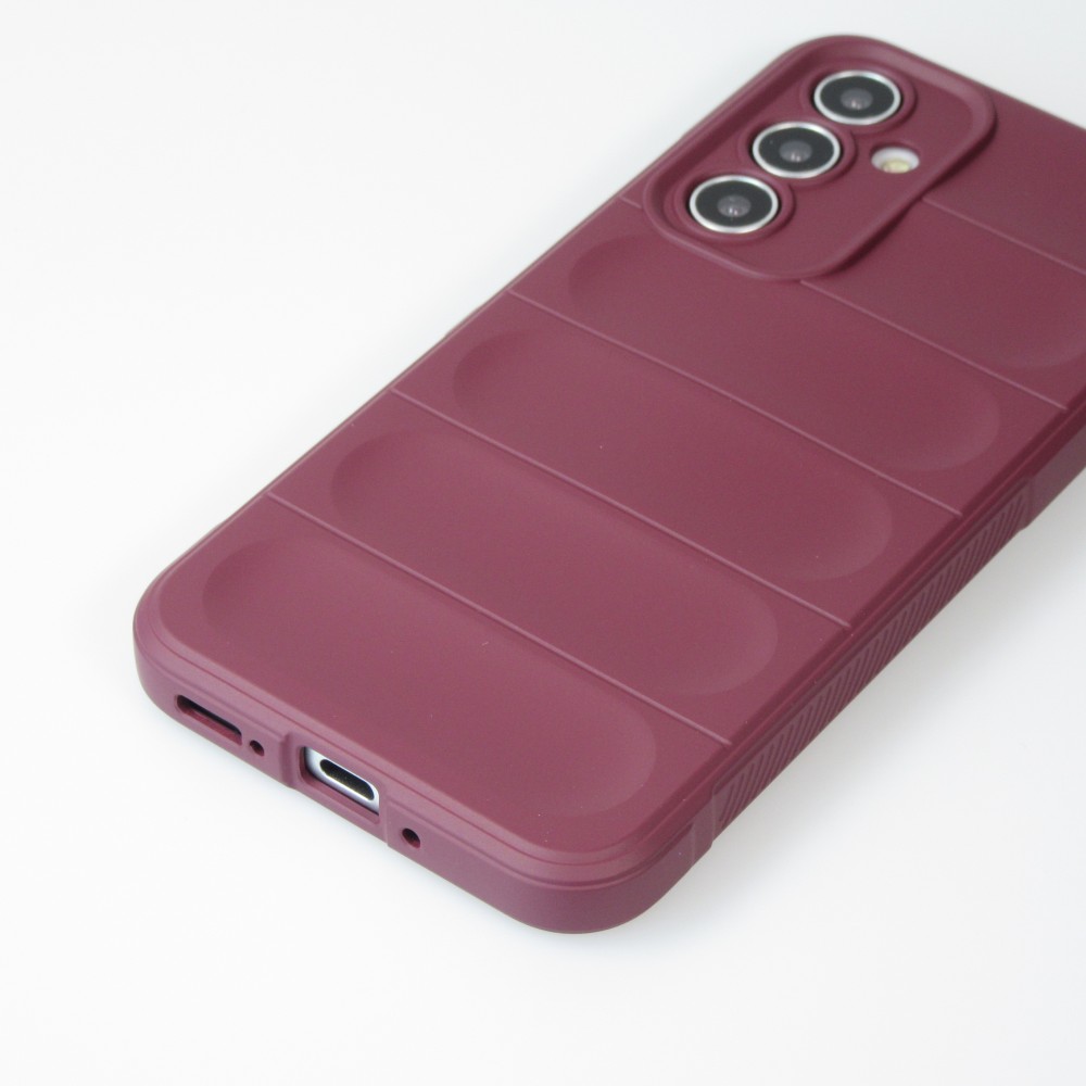 Coque Samsung Galaxy A54 5G - Silicone renforcé avec double couche de protection - Bordeaux