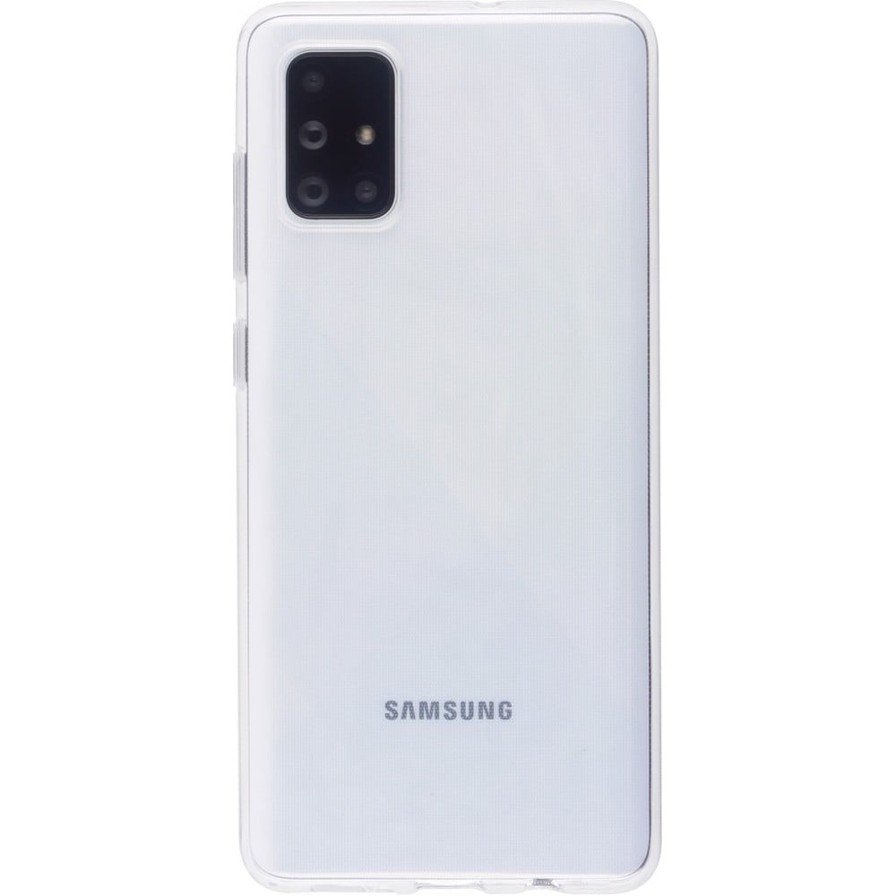 Hülle Samsung Galaxy A71 - Gummi Transparent Silikon Gel Simple Super Clear flexibel