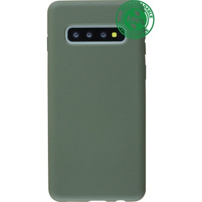 Coque Samsung Galaxy S10+ - Bio Eco-Friendly biodégradable écologique nature - Vert foncé