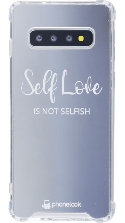 Coque Samsung Galaxy S10 - Miroir Self Love