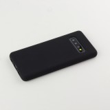 Hülle Samsung Galaxy S10 - Silicone Mat - Schwarz