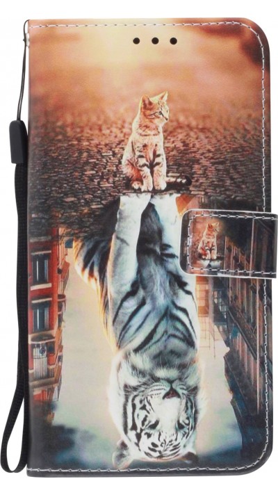 Coque Samsung Galaxy S20+ - Flip Chat Tiger