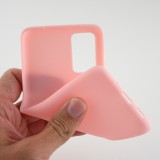 Hülle Samsung Galaxy S20 - Silicone Mat - Hellrosa