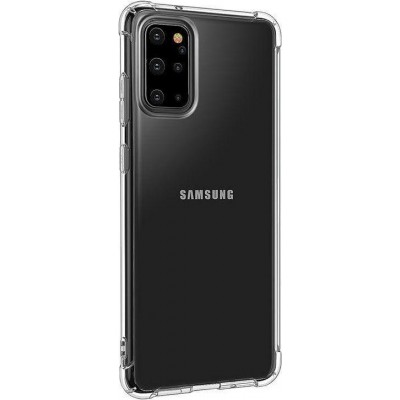 Coque Samsung Galaxy S20+ - Gel Transparent Silicone Bumper anti-choc avec protections pour coins