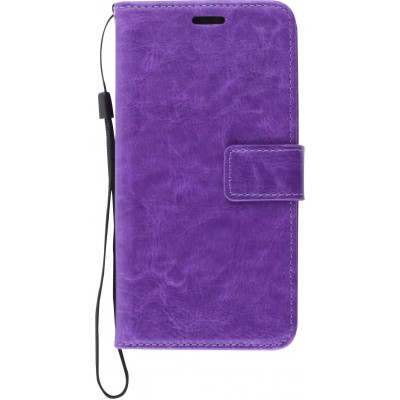 Hülle Huawei P30 Pro - Premium Flip Leder Tasche - Violett