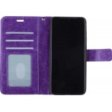 Hülle Samsung Galaxy A14 - Premium Flip Leder Tasche - Violett