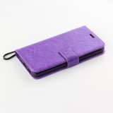 Hülle Samsung Galaxy A14 - Premium Flip Leder Tasche - Violett