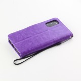 Hülle Samsung Galaxy A14 - Premium Flip Leder Tasche - Violett