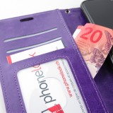 Hülle Samsung Galaxy A14 - Premium Flip Leder Tasche - Violett