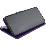 Hülle Samsung Galaxy A14 - Premium Flip Leder Tasche - Violett