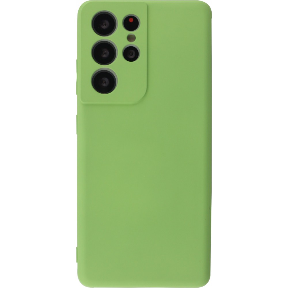 Coque Samsung Galaxy S21 Ultra - Soft Touch vert clair