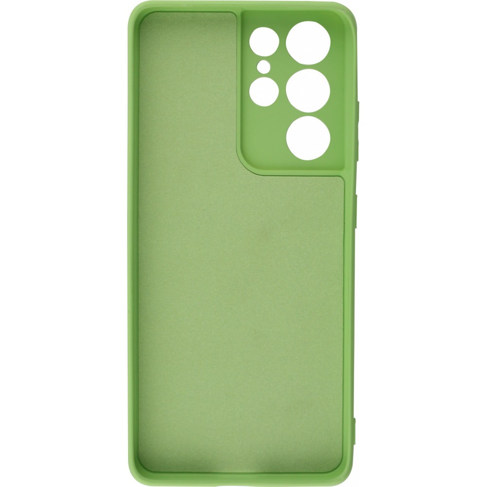 Coque Samsung Galaxy S21 Ultra - Soft Touch vert clair