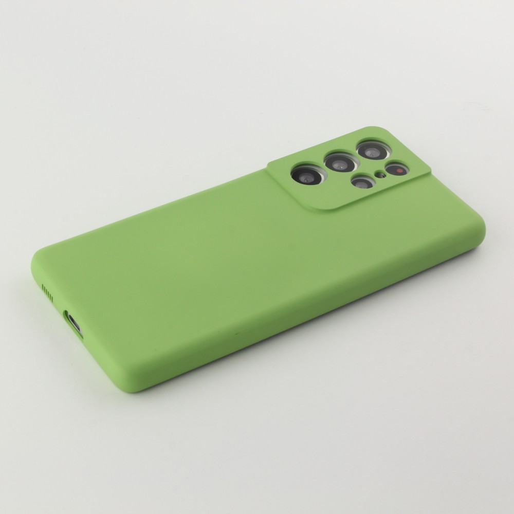 Coque Samsung Galaxy S21 Ultra - Soft Touch vert clair