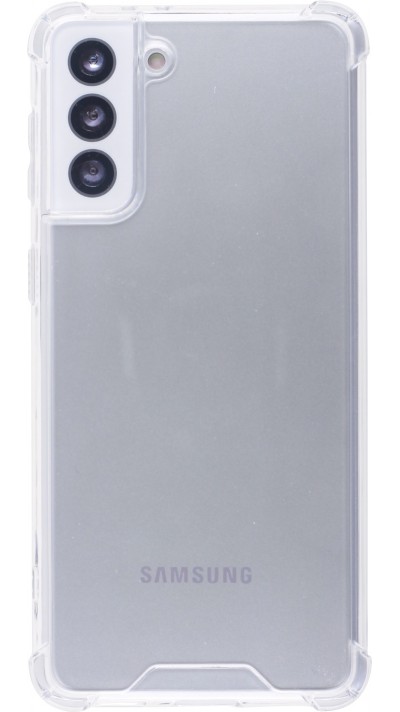 Coque Samsung Galaxy S23+ - Bumper Glass Hybrid TPU silicone anti-choc - Transparent