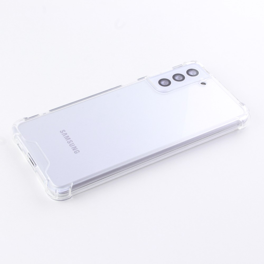 Coque Samsung Galaxy S23 - Bumper Glass Hybrid TPU silicone anti-choc - Transparent