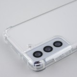 Coque Samsung Galaxy S21 5G - Bumper Glass Hybrid TPU silicone anti-choc - Transparent