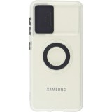 Hülle Samsung Galaxy S23+ - mit Kamera-Slider und Ring - Schwarz