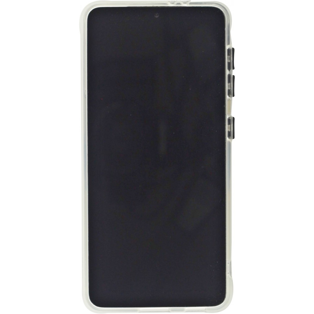 Coque Samsung Galaxy S21+ 5G - Caméra clapet avec anneau - Noir