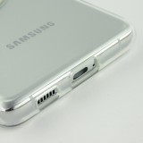 Hülle Samsung Galaxy S22 - mit Kamera-Slider und Ring - Schwarz