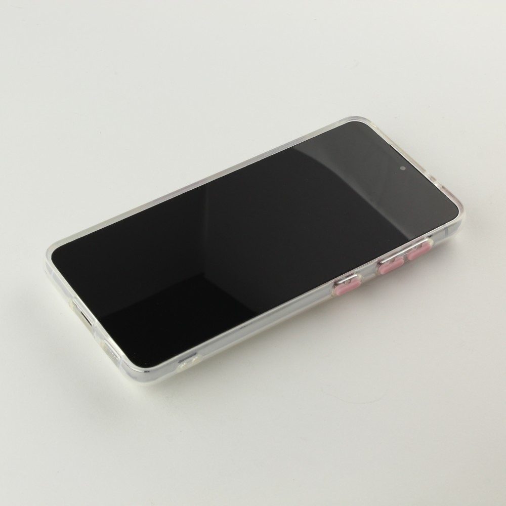 Coque Samsung Galaxy S23+ - Caméra clapet avec anneau - Rose