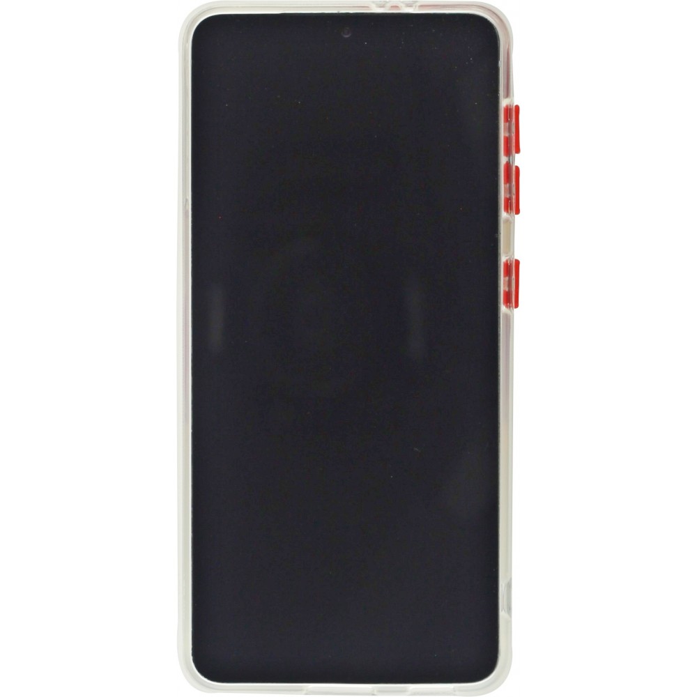 Hülle Samsung Galaxy S22+ - mit Kamera-Slider und Ring - Rot