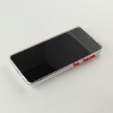 Coque Samsung Galaxy S21 FE 5G - Caméra clapet avec anneau - Rouge