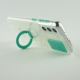 Coque Samsung Galaxy S23 - Caméra clapet avec anneau - Turquoise
