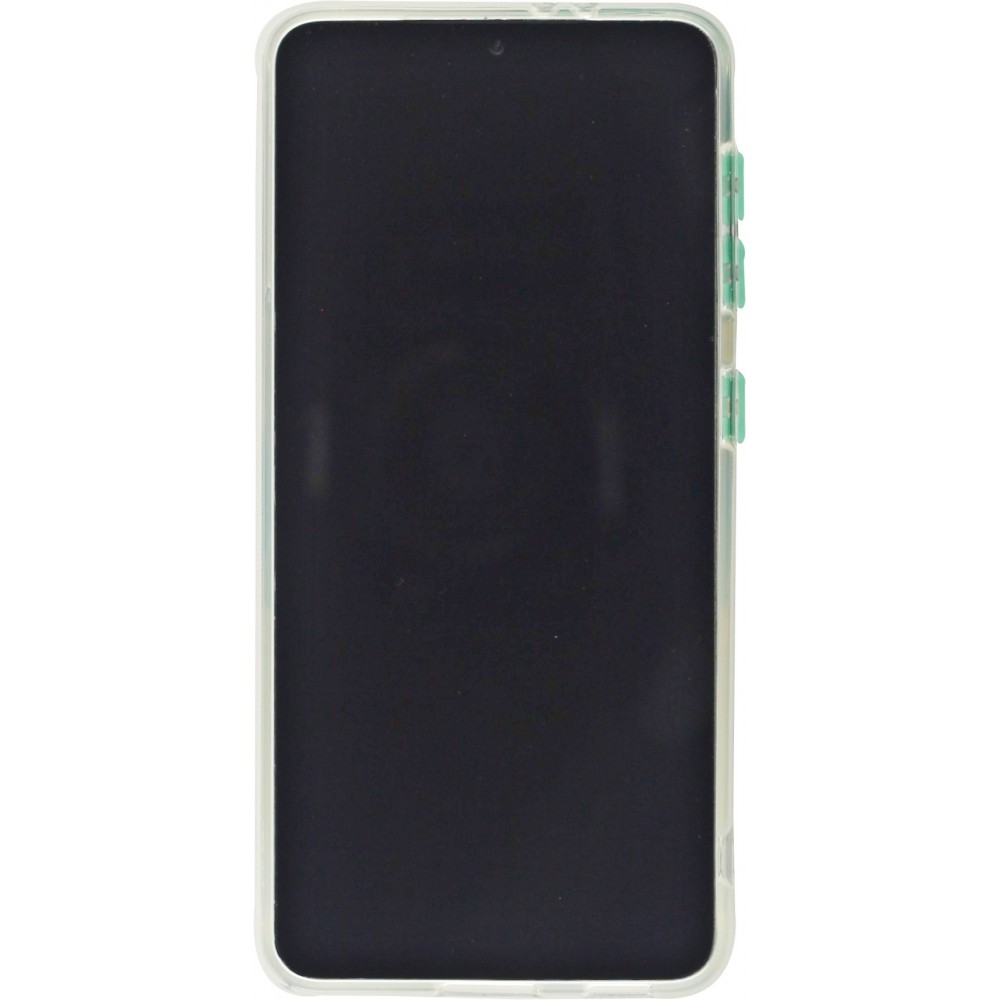 Coque Samsung Galaxy S23 - Caméra clapet avec anneau - Turquoise