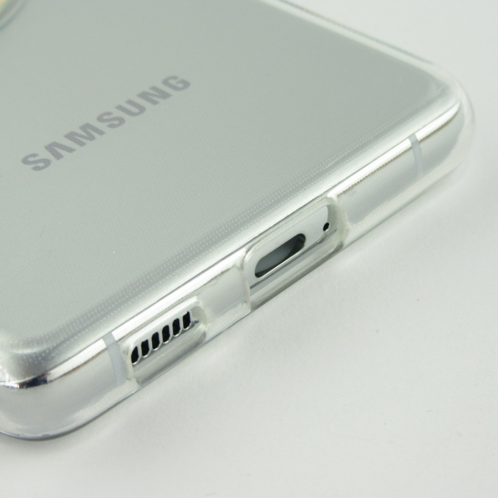 Coque Samsung Galaxy S23 - Caméra clapet avec anneau - Turquoise