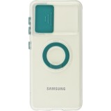 Coque Samsung Galaxy S23 - Caméra clapet avec anneau - Vert foncé