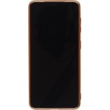 Coque Samsung Galaxy S24 - Gel Bronze avec anneau - Rose